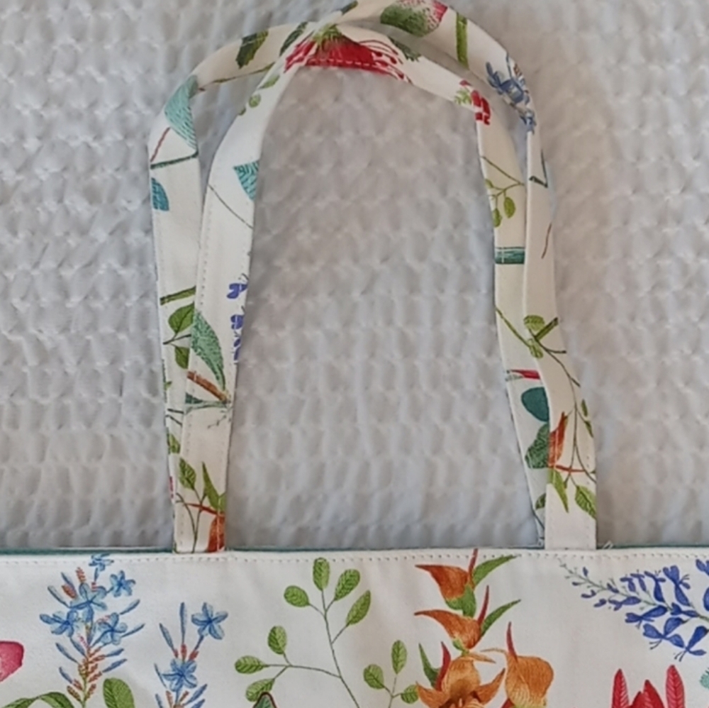 Tote Bag Floral Shoulder Bag Estee Lauder NEW LAST ONE! - Picture 3 of 11